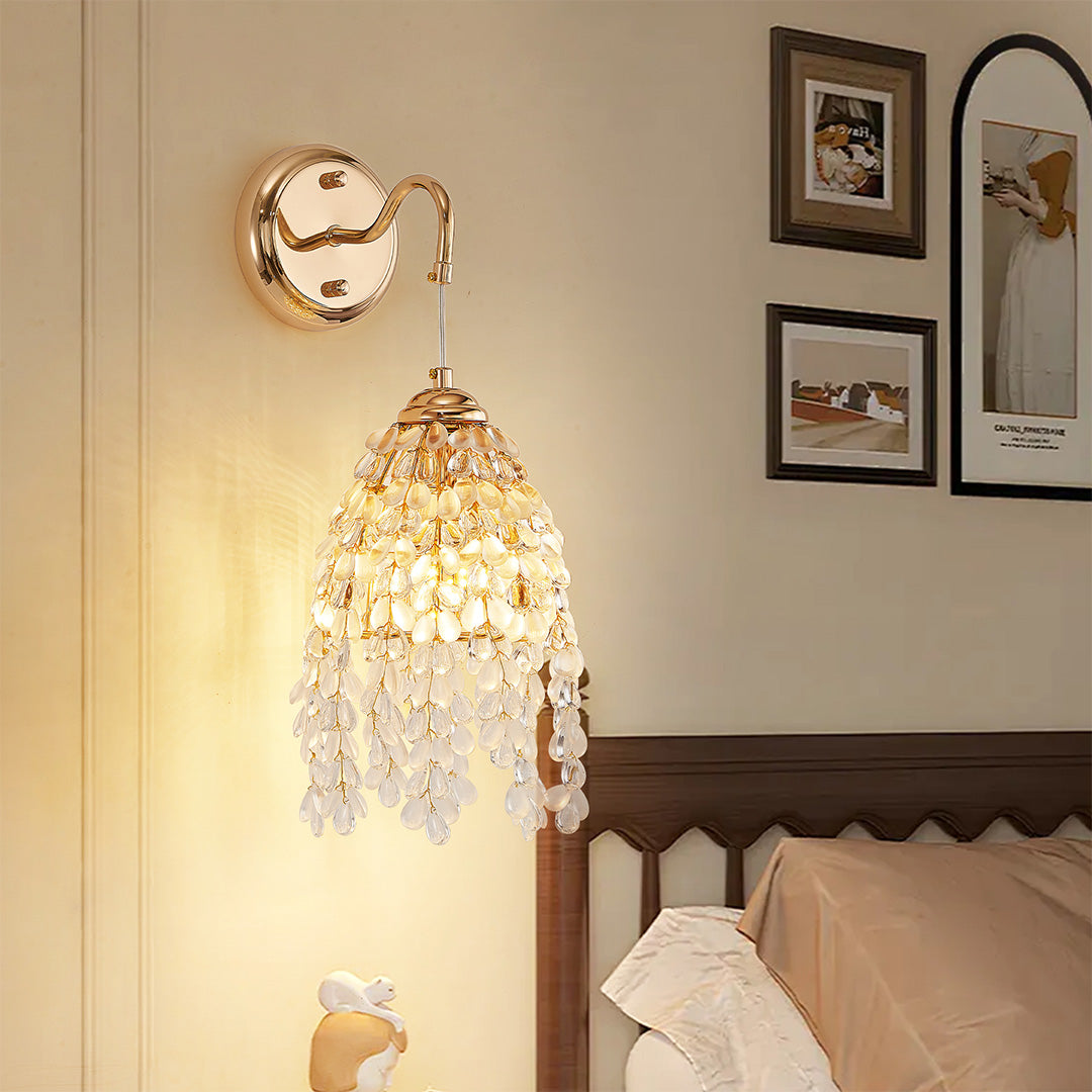 LED Wall Light Decor Luxury Minimalist Crystal Ambient Lamp
