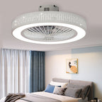 Creative Bladeless Ceiling Fans Light Ceiling Fans with Chandelier Ceiling Fan Lamp