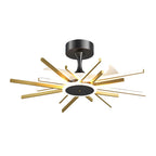 Creative Ceiling Fan Light Modern LED Starburst Light