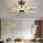 Creative Ceiling Fan Light Modern LED Starburst Light