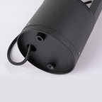 [Open-Box] Waterproof LED Outdoor Bollard Lights Hollow Cylindrical Black Lamp for Elegant Exterior Lighting