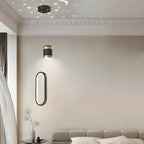 Creative Starry Projection Ring 3 Step Dimming Modern LED Pendant Lights