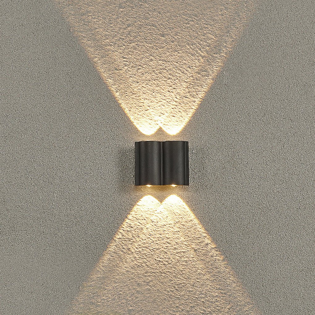 Outdoor Wall Light up down Black LED Waterproof Light