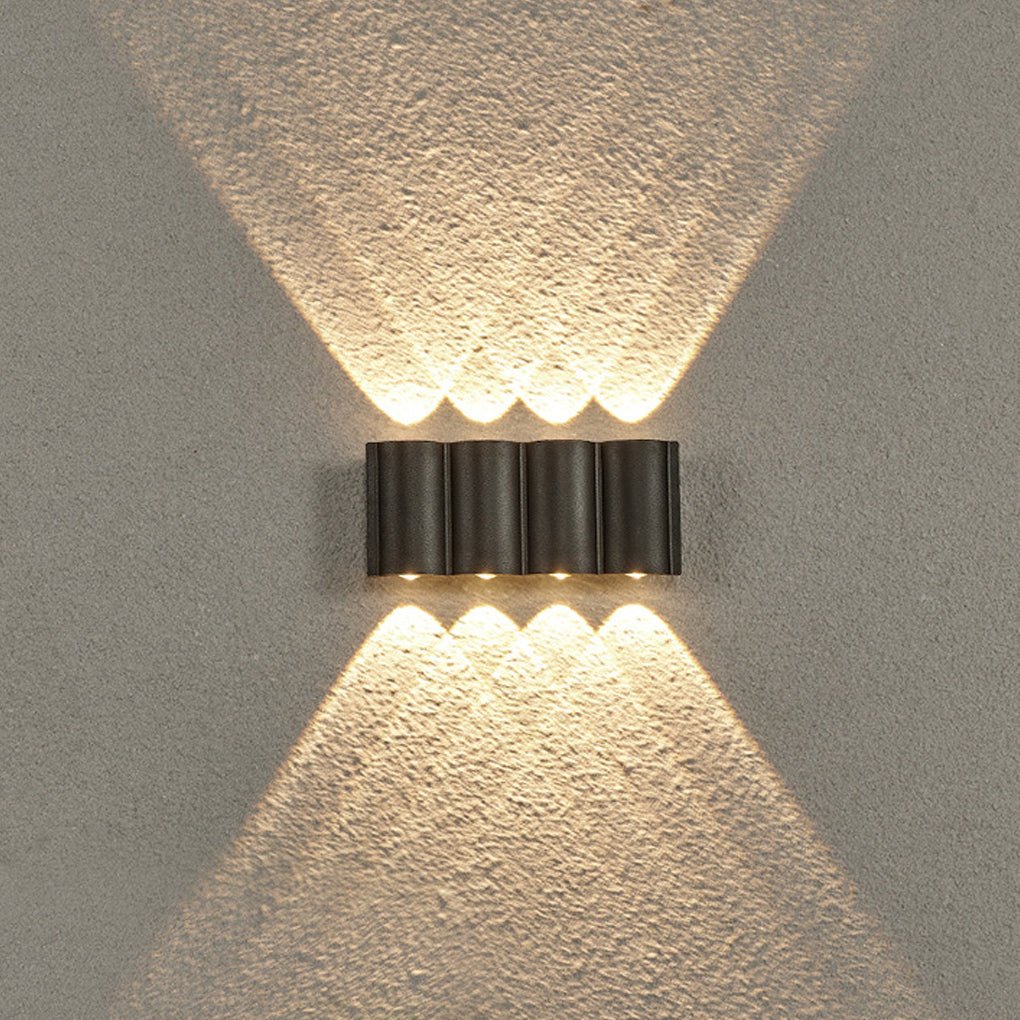 Outdoor Wall Light up down Black LED Waterproof Light
