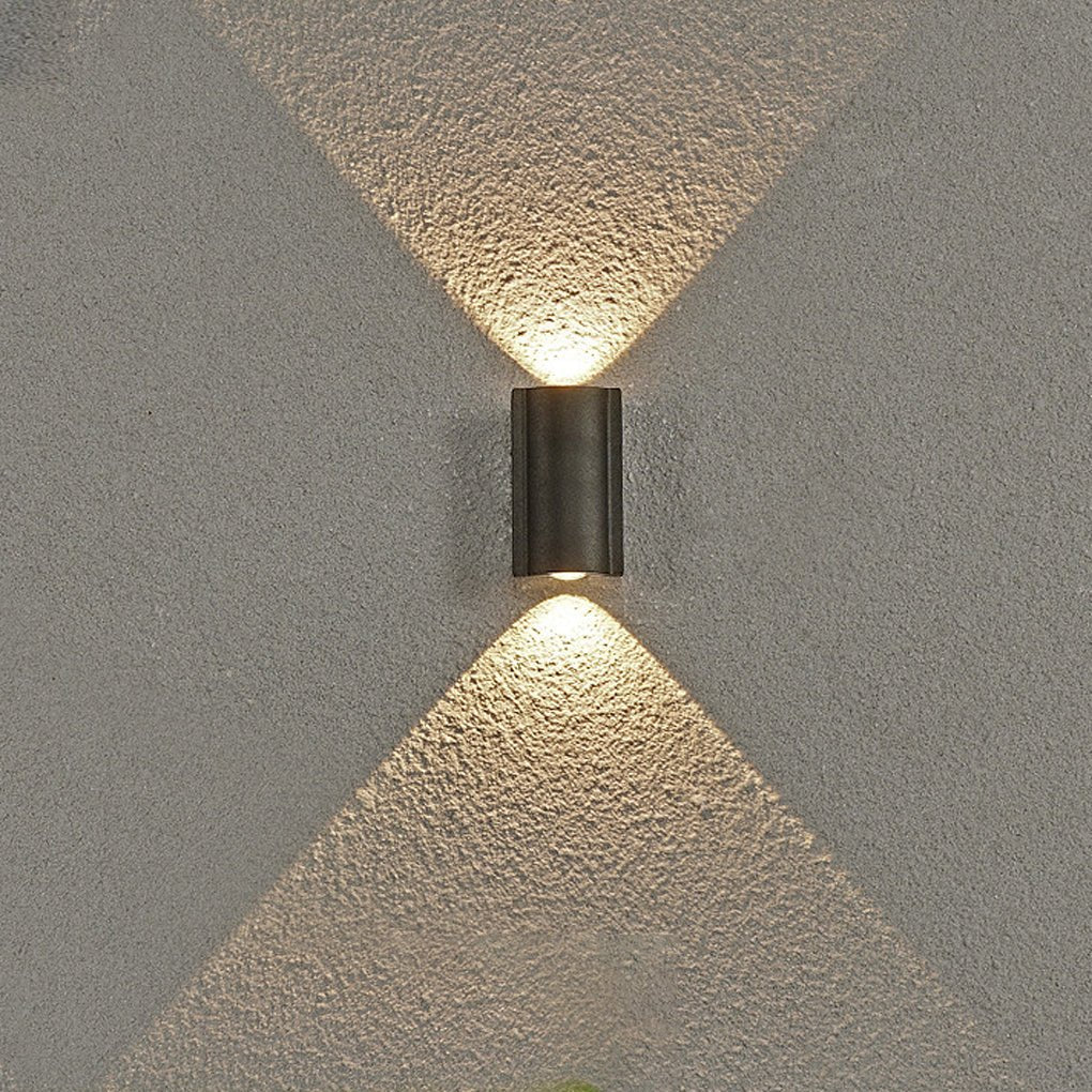 Outdoor Wall Light up down Black LED Waterproof Light