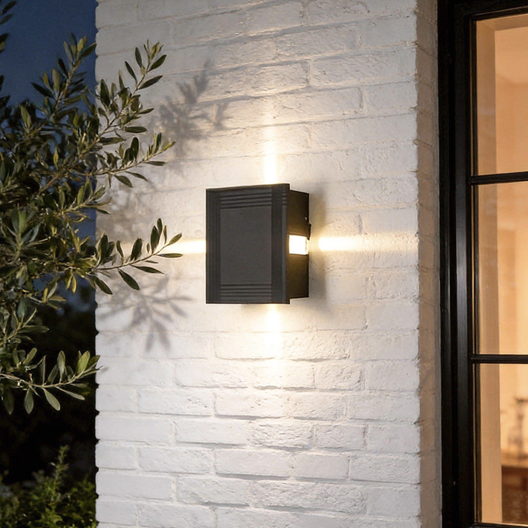 Cross Light Beams Wall Sconce Minimalist Unique Outdoor Light