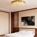 Crystal Ceiling Lights Flush Mount French Luxury Lamp