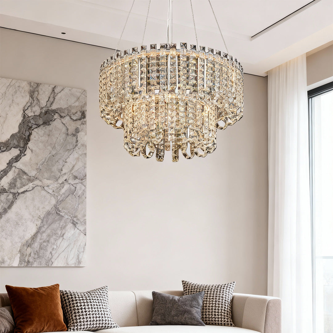 Crystal Chandelier Modern Minimalist Luxury Ceiling Light