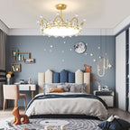 Crystal Crowns 3 Step Dimming with Starry Sky Projection LED Ceiling Lights