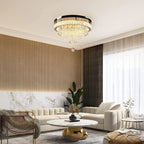 Gold Flush Mount Lights Modern Luxury Round Flush Mount Light