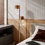 Crystal Lamp Floor Minimalist Modern Metal Aluminum Lamp