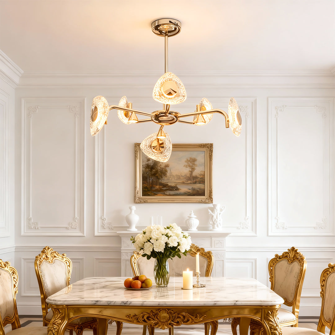 Crystal Vintage Chandelier Creative Eye-Protecting Ceiling Light