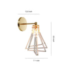Crystal Wall Lights Modern Luxury Solid Copper Lamp