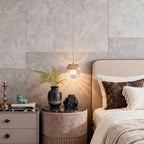 Contemporary Crystal Pendant Lighting Adjustable Ceiling Light