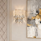 Crystal Wall Sconce Lighting LED Luxury Metal Lamp