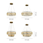 Crystorama Chandeliers Italian Style Luxury Ceiling Light
