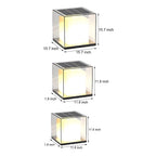 Gate Pillar Lights Waterproof Square Outdoor Minimalist Light