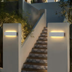 Modern Outdoor Wall Sconces Concrete Waterproof Linear Light