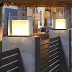 Gate Pillar Lights Waterproof Square Outdoor Minimalist Light