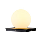 Waterproof Modern Outdoor Pillar Lights with PE Lampshade