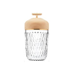 Cup Glass Table Lamp Modern Rechargeable Metal Lamp