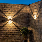 Modern Black Outdoor Wall Lights LED Waterproof