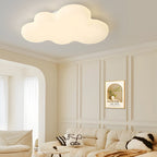 Ceiling Cloud Lights Modern Cartoon Off-White LED Flush Mount Light