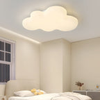 Ceiling Cloud Lights Modern Cartoon Off-White LED Flush Mount Light