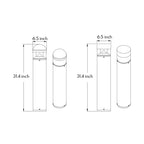 LED Outdoor Bollard Pathway Lights Black Garden Pole Light