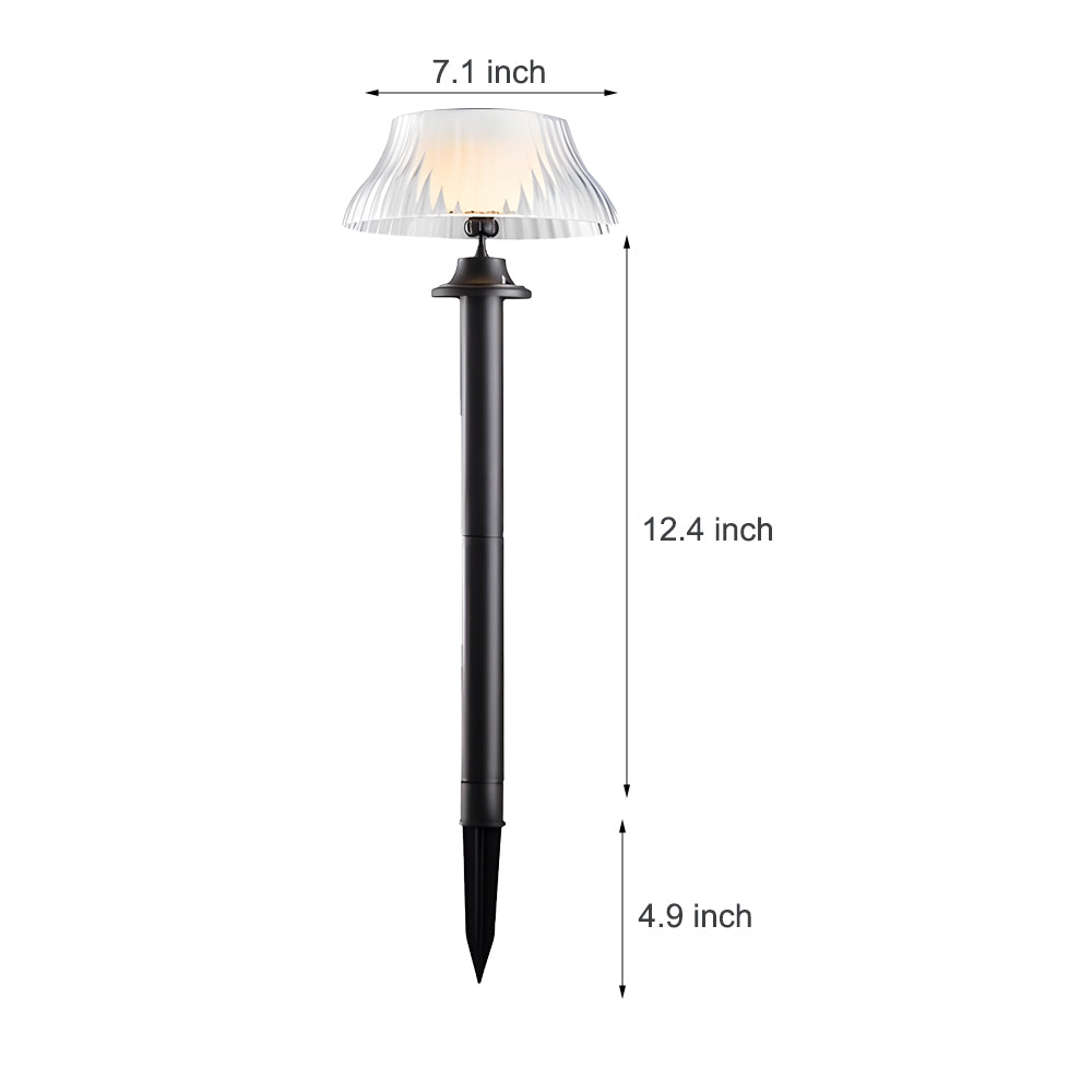Lawn Stake Light  Solar-Powered  Waterproof Vintage-Style