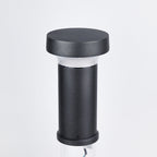 Modern Front Lawn Bollard Light |  Black LED Path Lights
