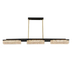 Copper Pendant Lights For Kitchen Island Linear Three-Temperature Ceiling Light