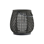 Woven Outdoor Lanterns Stylish with Handle Portable Patio Floor Lamp
