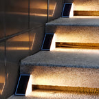 Outdoor Solar Step Lights Automatically Waterproof RGB Deck Light