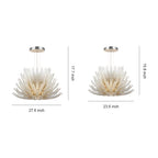 Deco Chandelier Luxury Stainless Steel Glass Ceiling Lights