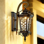 Antique Outdoor Wall Sconces Waterproof European Lamp