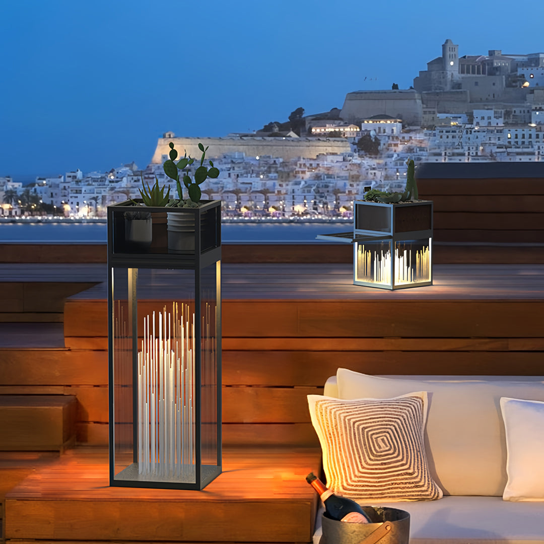 Decorative Bollards with Lights Outdoor Waterproof Lamp