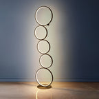 Decorative Floor Lamps Five-Ring Layered Art Floor Lamp