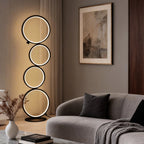 Decorative Floor Lamps Five-Ring Layered Art Floor Lamp