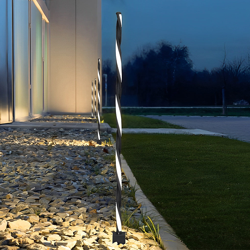 Decorative Garden Lighting Linear Black LED Outdoor Light