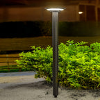 Decorative Solar Path Lights Modern Black Garden Light
