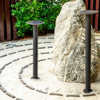 Decorative Solar Path Lights Modern Black Garden Light