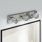 Chrome Bathroom Vanity Light Luxury Minimalist Aluminum Mirror Light