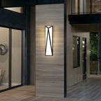 Exterior Wall Light Black Modern Metal Waterproof Light