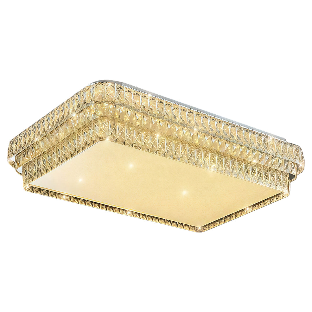 Flush Mounted LED Lights Luxury Eye-Protecting Crystal Lamp