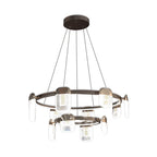 Italian Crystal Chandelier Minimalist Metal Ceiling Light