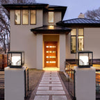 Outdoor Pillar Light Minimalist Waterproof Metal Light