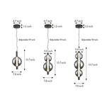 Minimalist Modern Silver Pendant Light LED