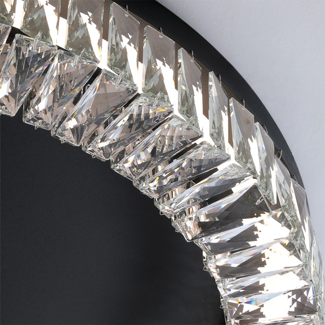 Black Ceiling Flush Mount Light Italian LED Round Eye-Protecting Lamp