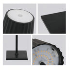 Modern Metal Table Lamp Rechargeable Touch Cordless Buffet Lamps
